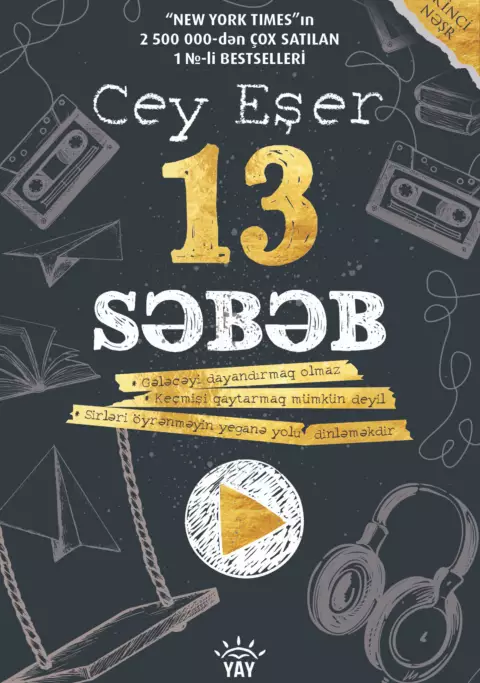 An image of a product called Dil: Azərbaycanca  Muellif: Cey Eşer Janr: Ədəbiyyat  Marka: Yay nəşriyyatı