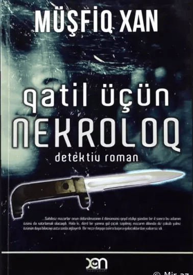 An image of a product called Qatil üçün nekroloq