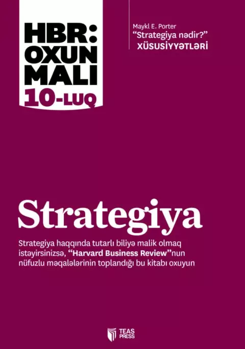 An image of a product called Strategiya “Harvard Business Review”: oxunmalı “10-luq”