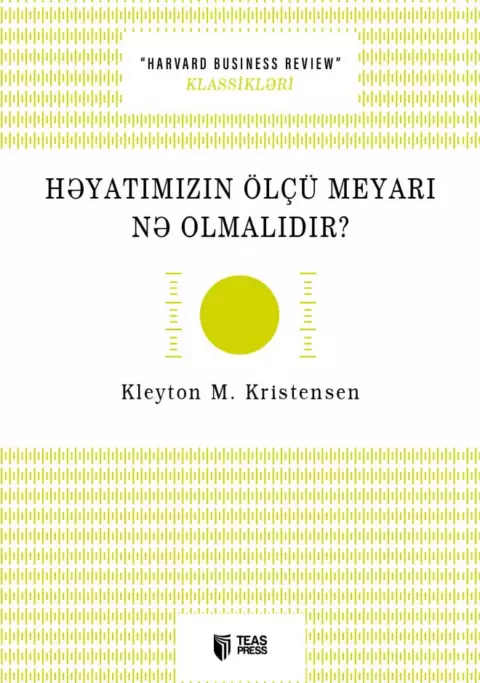 An image of a product called Həyatımızın ölçü meyarı nə olmalıdır?