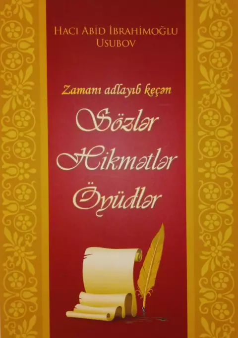 An image of a product called Dil: Azərbaycanca Muellif: Hacı Abid İbrahimoğlu Usubov Janr: Din Mitoloji Marka: Şəxsi kitablar
