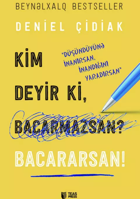An image of a product called Kim deyir ki, bacarmazsan? Bacararsan!