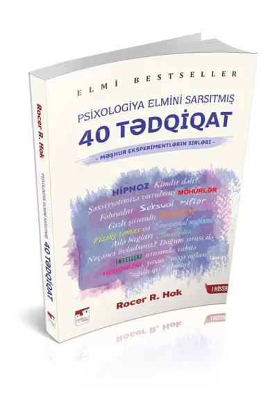An image of a product called Psixologiya elmini sarsıtmış 40 tədqiqat